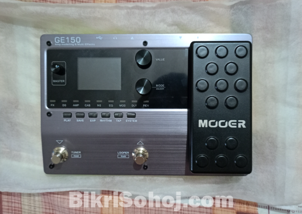 LTD V50 guitar  + Mooer ge150 processor